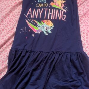 My Little Pony Navy Dress with Rainbow and Character Design